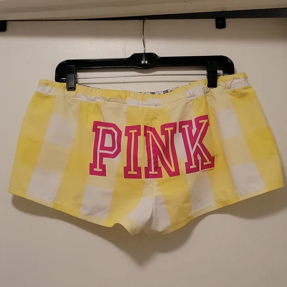 Pink Victoria Secret, L, Plaid Yellow, White,  Pink - Picture 4 of 7
